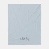 Zeitlos - Blauer Schleim Name Fleece Blanket (Vorderseite)