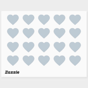 Zeitlos - Blue Mist Herz Sticker