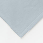 Zeitlos - Blue Mist Name Fleece Decke (Ecke)