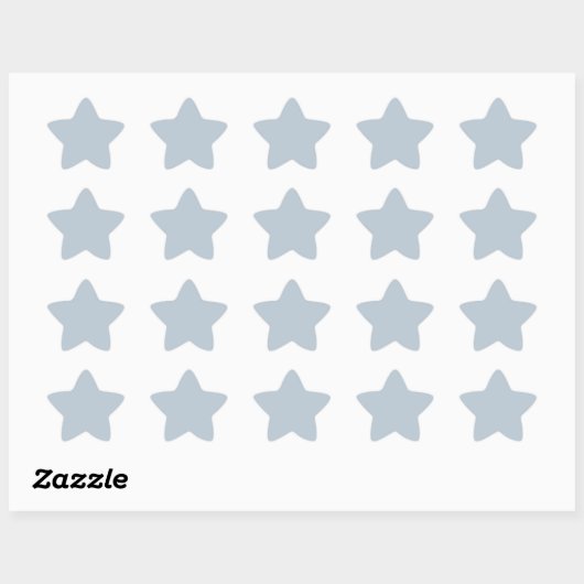 Zeitlos - Blue Mist Star Sticker (Blatt)
