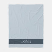 Zeitlos — Blue Neist Name Fleece Blanket (Vorderseite)