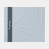 Zeitlos — Blue Neist Name Fleece Blanket (Vorderseite (Horizontal))