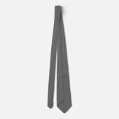Zeitlos - Charcoal Gray Neck Tie Krawatte (Rückseite)