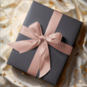 Zeitlos - dunkelbläuliches graues Wrapping Paper Geschenkpapier