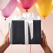 Zeitlos - dunkelbläuliches graues Wrapping Paper Geschenkpapier