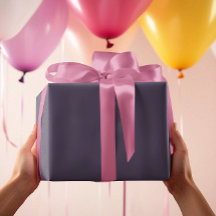 Zeitlos - dunkles Mystic Gray Wrapping Paper