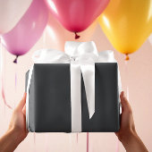 Zeitlos - dunkles Schiefergraupapier Geschenkpapier