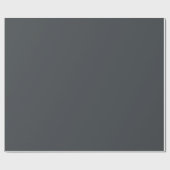 Zeitlos - dunkles Schiefergraupapier Geschenkpapier (Flach)