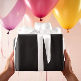 Zeitlos - dunkles schwarzes Papier für die Umhüllu Geschenkpapier