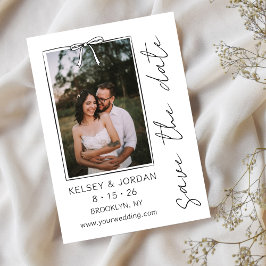 Zeitlos, einfach, modern, handgeschriebener Whimsi Save The Date