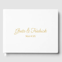 Zeitlos einfaches Minimalistisches White und Gold