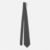 Zeitlos - Elegant Gray Neck Tie Krawatte (Rückseite)