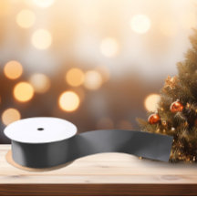 Zeitlos - Elegant Gray Satin Ribbon