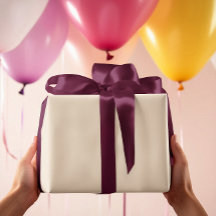 Zeitlos - elegantes Cream Wrapping Paper