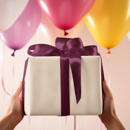 Zeitlos - elegantes Cream Wrapping Paper Geschenkpapier