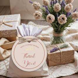 Zeitlos floral rustikal, Brautparty Geschenkanhänger