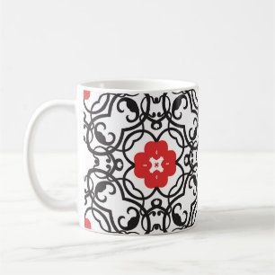 Zeitlos floral Vintag: Nahtlose Klassik Kaffeetasse