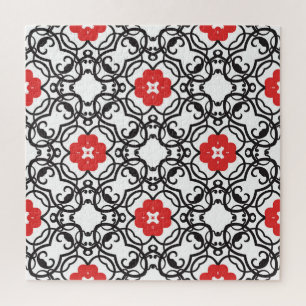 Zeitlos floral Vintag: Nahtlose Klassik Puzzle
