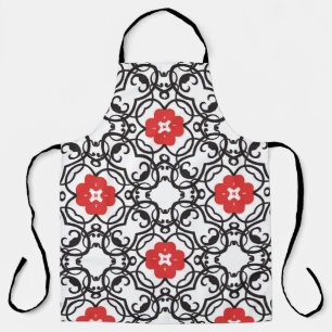 Zeitlos floral Vintag: Nahtlose Klassik Schürze