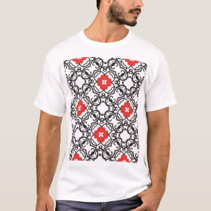 Zeitlos floral Vintag: Nahtlose Klassik T-Shirt