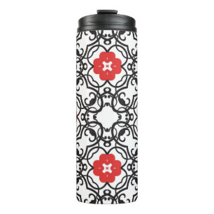 Zeitlos floral Vintag: Nahtlose Klassik Thermosbecher