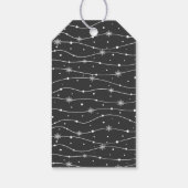 Zeitlos - Graues Schwarz - Geschenketiketten Geschenkanhänger (Rückseite)