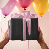 Zeitlos - graues schwarzes Schleifpapier Geschenkpapier