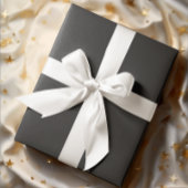 Zeitlos - graues schwarzes Schleifpapier Geschenkpapier