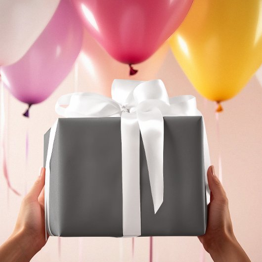 Zeitlos - Karkohle-graues Schleifpapier Geschenkpapier