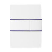 Zeitlos Katholisch Monogramm Einladungsbanderole (Rückseitenbeispiel)