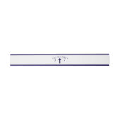 Zeitlos katholisch monogrammiert einladungsbanderole (Flach)