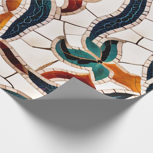 Zeitlos Kristallmosaik Geschenkpapier (Ecke)