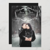 zeitlos | Modernes klassisches Foto Save the Date (Vorne/Hinten)