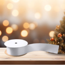 Zeitlos - Moonlit Gray Satin Ribbon