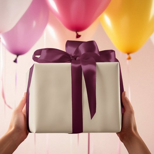 Zeitlos - Papier zum Abwracken von Creme Tan Geschenkpapier