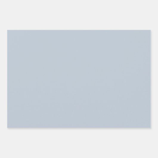 Zeitlos - Papierblätter für blaue Schleife Geschenkpapier Set (Vorderseite 3)