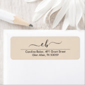 Zeitlos — Pastel Ivory Script Schriftart Adressena (Insitu)