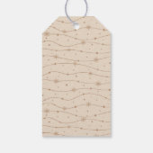 Zeitlos - Pastel Ivory - Snowflake Geschenketikett Geschenkanhänger (Rückseite)