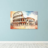 Zeitlos Rom, Italien Leinwanddruck (Insitu (Holzboden))