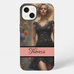 Zeitlos romantische LBD Vintage-Eleganz iPhone 13 Hülle