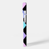 zeitlos schwarze und lebendige Karos Case-Mate iPhone Hülle (Rückseite / Links)