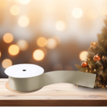 Zeitlos - Taupe Beige Satin Ribbon