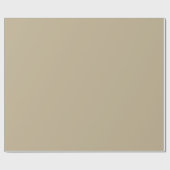 Zeitlos - Taupe Beige Wrapping Paper Geschenkpapier (Flach)