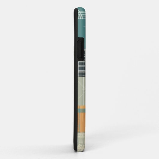 Zeitlos Tweed Case-Mate iPhone Hülle (Hinten/Rechts)