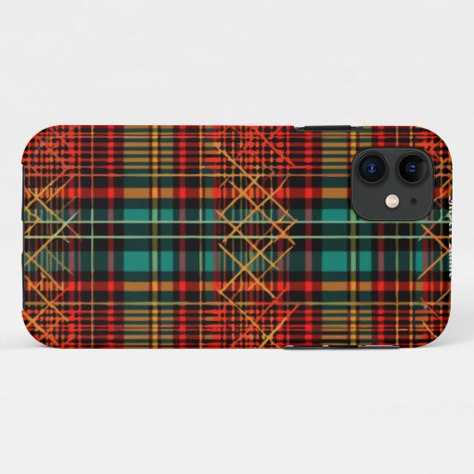 Zeitlos Tweed Case-Mate iPhone Hülle (Rückseite (Horizontal))