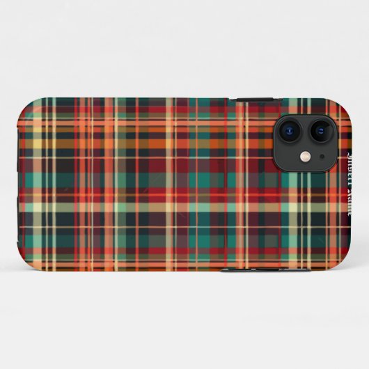 Zeitlos Tweed Case-Mate iPhone Hülle (Rückseite (Horizontal))