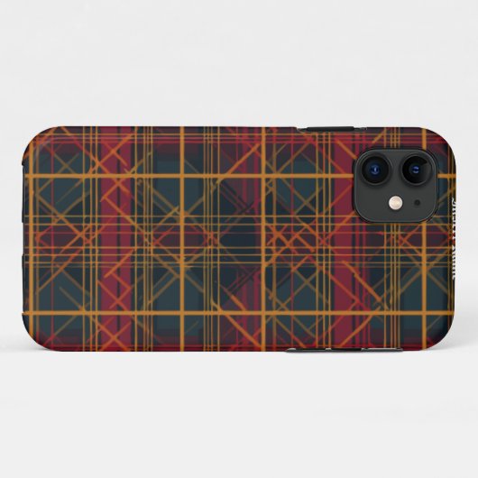 Zeitlos Tweed Case-Mate iPhone Hülle (Rückseite (Horizontal))