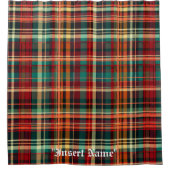 Zeitlos Tweed Duschvorhang (Vorderseite)