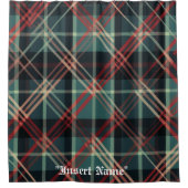 Zeitlos Tweed Duschvorhang (Vorderseite)