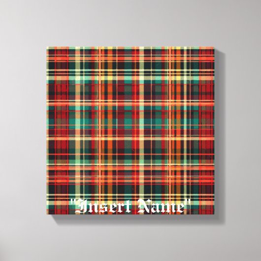 Zeitlos Tweed Leinwanddruck (Vorderseite)